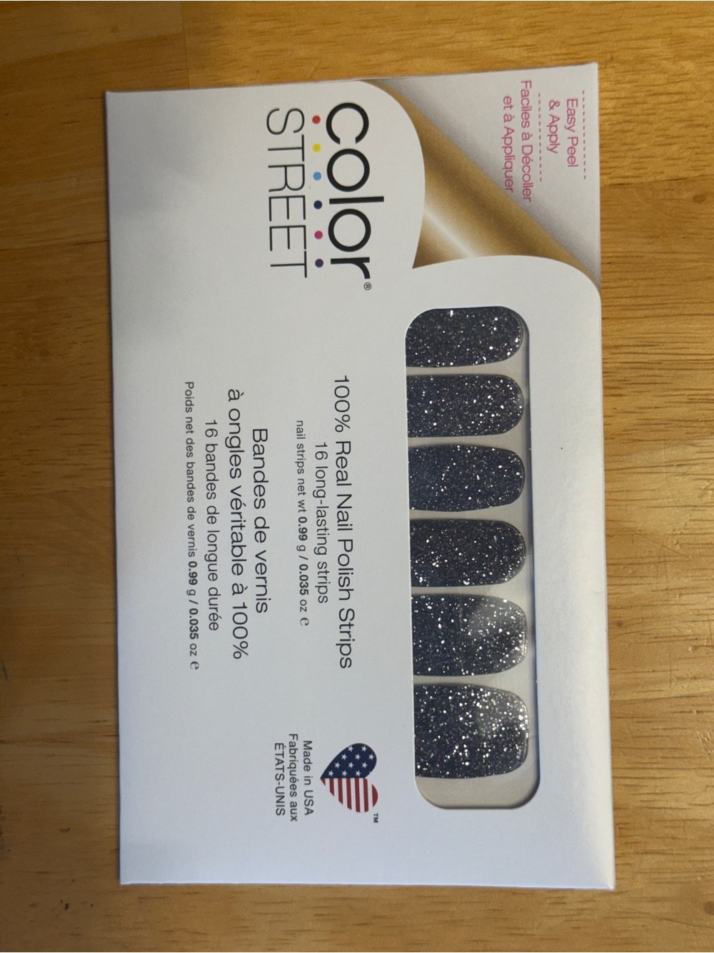 Color Street Moon River Nail Polish Strips - 100% Real Nail Polish